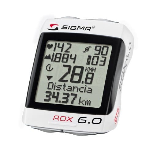 Sigma Sport, Ciclocomputer Rox 6.0 Cad, Bianco, Taglia unica