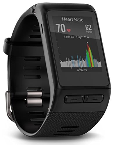Garmin Vivoactive HR Smartwatch con Cardio al Polso, Profili d'Attività Fisica, Cinturino Regular, Nero