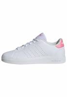 adidas Advantage Base 2.0 Shoes Junior, Scarpe da Tennis Unisex-Adulto, Cloud White/Bliss Pink/Core Black, 36 EU