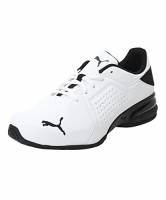 PUMA Men's Sport Shoes VIZ RUNNER Road Running Shoes, PUMA WHITE-PUMA BLACK, 43