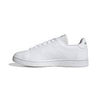 adidas Advantage Base Court Lifestyle Shoes, Sneaker Uomo, Bianco Ftwr White Ftwr White Green, 43 1/3 EU
