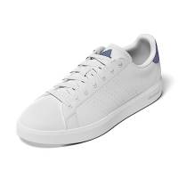 adidas Advantage Premium Leather Shoes, Sneakers Uomo, Ftwr White Ftwr White Crew Blue, 42 EU