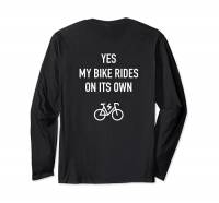 Bicicletta elettrica EBike Sì, la mia bici va da sola Maglia a Manica