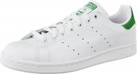adidas Originals Stan Smith M, Scarpe da Ginnastica Unisex - Adulto, White Green, 45 1/3 EU