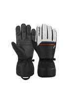 Reusch Herren Snow King, Guanti da sci garantiti antivento ed extra traspiranti, Guanti in softshell, Guanti da neve, Guanti invernali per uomo e donna