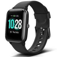 ZOSKVEE Smartwatch, Impermeabile 5ATM, Uomo Donna Fitness Sportivo Orologio, Monitoraggio Frequenza Cardiaca e Sonno, Notifiche Chiamate Whatsapp, Compatibile con Android/iOS