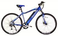 Swifty, Mountain bike with battery semi intergrated into the frame Unisex-Adult, BLUE, one size