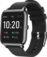 IDEALROYAL Smartwatch Smart Watch Sport Pedometro Monitoraggio del sonno Cardiofrequenzimetro Orologio Impermeabile per iOS Android 1.4 Pollici Cinturino Collegato