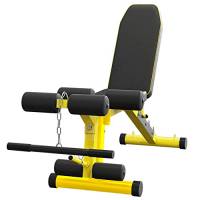 Panca pesi con estensione gamba - Panca regolabile multi-posizione per allenamento di forza, esercizio con manubri e addominali