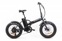F.lli Schiano E- Boss 20'' E-bike , Bicicletta elettrica Pieghevole Unisex Adulto con Motore 250W e 7 velocità, Batteria al Litio 36V 10,4Ah estraibile, Nera