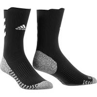adidas Alphaskin Crew Socks Low Cushion Traxion Calzini, Uomo, black/white/white, S