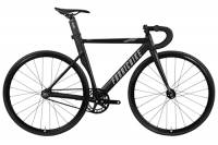FabricBike AERO - Fixed Gear Bicicletta, Telaio in Alluminio e Forcella in carbonio, Ruote 28, 5 Colori, 3 Dimensioni, 7.95 kg (Taglia M) (Matte Black & Graphito, M-54cm)