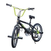 Mediawave Store - Bicicletta BMX ONE WHEEL Modello FreeStyle Taglia 20 Bici con Cerchi in Lega, Bicicletta per Bambini Sportiva, Ideale per età 6-8 anni (Nera)