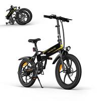 A Dece Oasis ADO A20 - Bicicletta elettrica pieghevole da 20 pollici, con motore da 250 W, 36 V/10,4 Ah, 25 km/h, per uomo e donna, colore nero