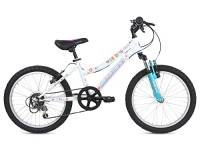 Schwinn - Mountain bike Shade per bambini, pneumatici da 20 pollici, telaio da 12,25 pollici, sospensione anteriore, cambio a 6 velocità, freni a V, età consigliata 5-8 anni, bianco