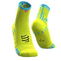 COMPRESSPORT Calzini da corsa - Pro Racing Socks V3.0 Trail - Calzini da trail - Assorbimento degli urti - Per l'allenamento e la competizione - Protezione e traspirabilità - Leggero