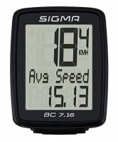 Sigma ciclocomputer BC 7.16 con radiosensore