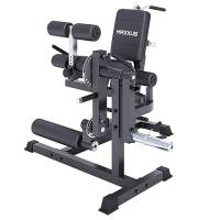 Maxxus Multi Trainer Pro - Stazione di allenamento multifunzione, ideale come attrezzo per allenare le gambe, la schiena e gli addominali, con dischi per sollevamento pesi