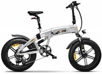 giordanoshop Fat-Bike Bicicletta Elettrica Pieghevole a Pedalata Assistita 20" 250W Icon.E iCross X7 Stardust Silver