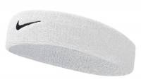 Nike 9381/3 Swoosh Headbands, Stirnband Donna, White/Black, Taglia unica