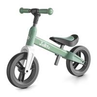 JOLLITO Baby Balance Bike, Giocattoli per bambini in bicicletta per 18-48 mesi di età Ragazza e ragazzo regali, Leggero senza pedali Training Bike, ruota da 9 pollici e telaio in alluminio (Green)