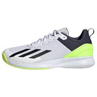 adidas Courtflash Speed Tennis Shoes, Scarpe Uomo, Ftwr White Core Black Lucid Lemon, 43 1/3 EU