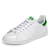 adidas Stan Smith M, Scarpe da Ginnastica Uomo, Footwear White Core White Green, 36 2/3 EU