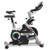 BH Fitness i.SPADA 2 H9355I Indoor Bike - Magnetica e a frizione - Fitness apps - 12 Profili predefiniti (Prg), 24 Livelli d'intensità