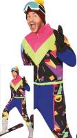 FIESTAS GUIRCA Costume da Uomo Tuta da Sci retrò - Costume da Uomo Divertente Tuta da Sci Colorata Anni '80 - Tuta da Snowboarder, Sciatore Anni '90, Tuta da uomo da Addio al Celibato, Taglia M