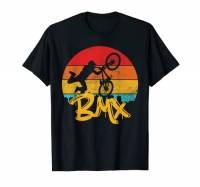 BMX Vintage Freestyle Bicicletta Bici Maglietta