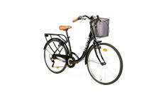 moma bikes Bicicletta Passeggio Citybike Shimano. Alluminio, 18 velocità, Ruota da 26"