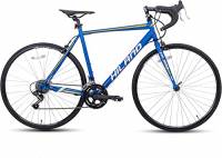 Hiland Bicicletta da Corsa 700C, Telaio in Acciaio con Cambio a 14 Marce con Freno a Morsetto per Uomo e Donna, 58cm, Colore Blu…