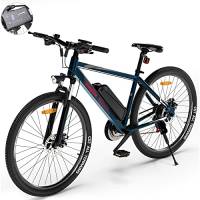 Eleglide Bicicletta Elettrica Adulti, Mountain Bike, e bike city, e bike fat M1, Mountain Bike 27,5", Batteria rimovibile 7,5 Ah, Cambio Shimano - 21 Velocità