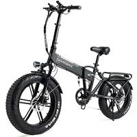 SAMEBIKE Fat Tire Bicicletta elettrica Bicicletta elettrica Mountain Beach Snow Ebike 20 pollici per adulti
