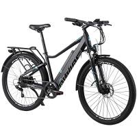 Hyuhome Biciclette elettriche per adulti uomini e donne, 27,5 pollici Ebikes All Terrain City Ebike 36 V 12,5 Ah Mountain E-MTB bicicletta con Shimano 7 velocità per pendolari all'aperto