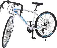 Premium Mountain Bike, Bici a scatto fisso 26 "bici da strada, biciclette a 21 velocità con doppia sospensione/deragliatore Shimano/MTB, bicicleta in acciaio alto for uomo donna bici uomo S Mountain B