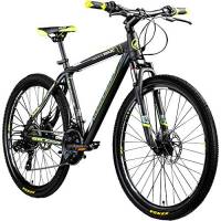 Galano Mountain Bike Hardtail Toxic per ragazzo, 26 pollici, nero/verde