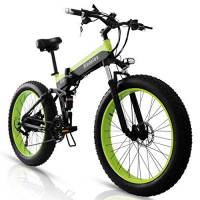 KETELES Bici Elettrica Pieghevole Mtb E-bike Fat Bike, Bicicletta Elettrica a Pedalata Assistita Unisex Adulto, Batteria Removibile da 48V 15A, Pneumatici da 26” x 4.0”