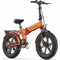 ENGWE Bicicletta Elettrica Pieghevole per Adulti, Ruote Grasse da 20"×4.0" per Ogni Terreno, MTB, Spiaggia, Neve, 7 Velocità, Batteria Rimovibile al Litio da 48V 13AH