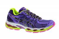 ASICS Women's Gel-Nimbus 16 Lite-Show Running Shoe, Violet/Lightning/Flash Yellow, 8 M US