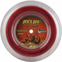 Pro's Pro Red Devil - Corda da tennis diabolica, 200 m, 1,24 mm