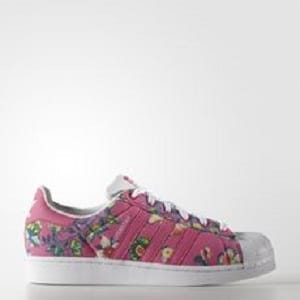 adidas gazelle silver green womens adidas Originals Superstar Junior - Black main image 1